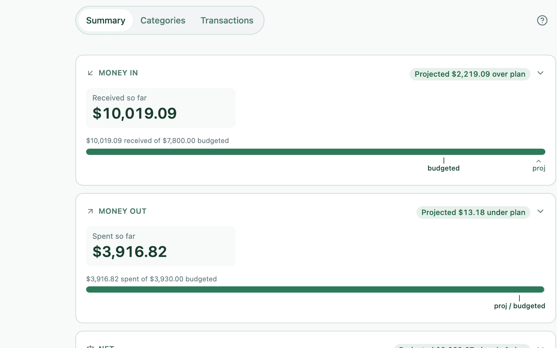 Bao cashflow